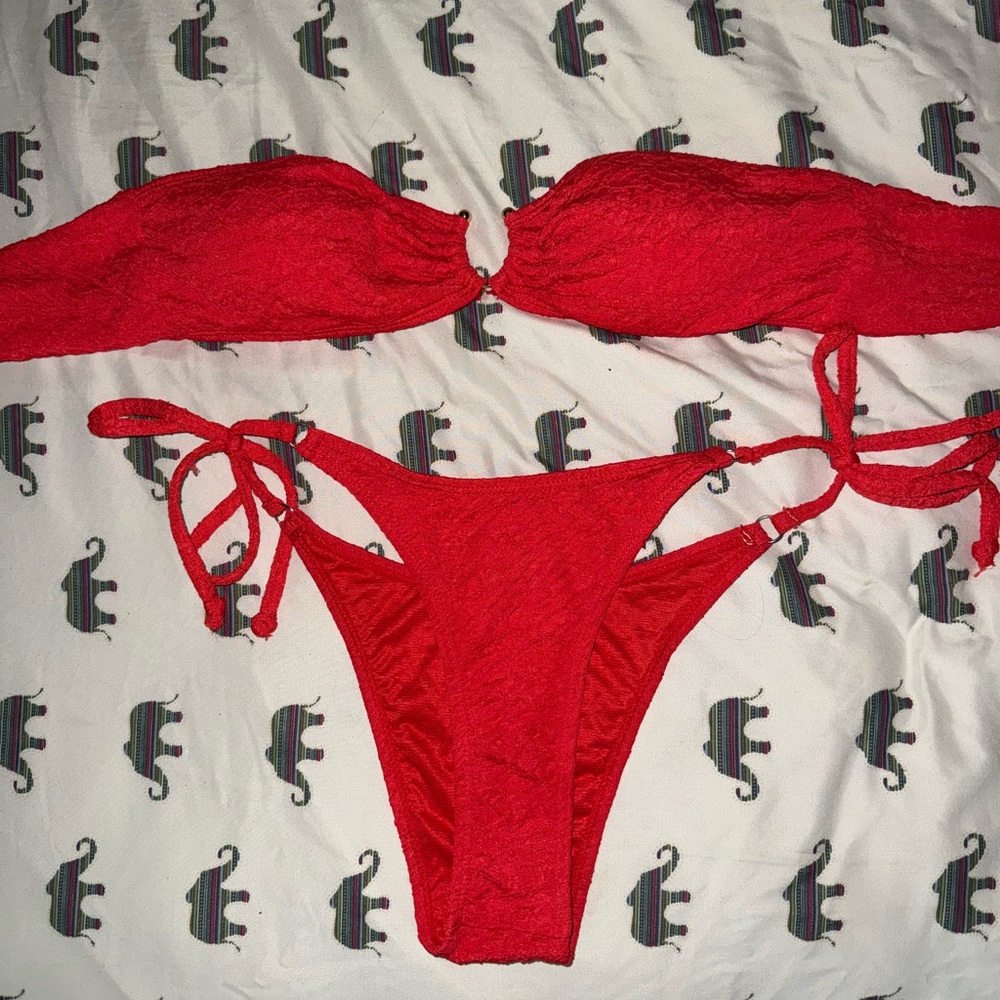 Red Bikini Set